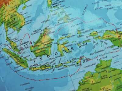 World map globe travel market segmentation